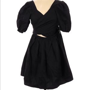 Lulu’s Black Wrap Dress